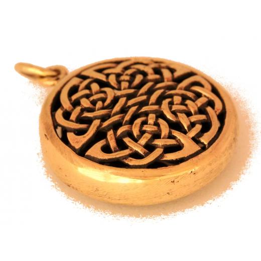 Keltisches Amulett Acana (Kettenanhänger in Bronze)